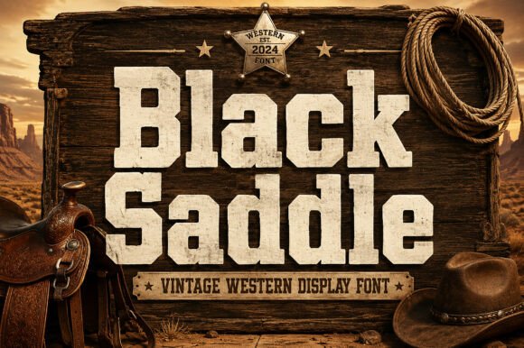 Black Saddle: Command Attention with Western Grit