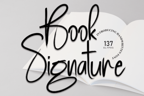 Book Signature: The Elegant Handwritten Font for Designers