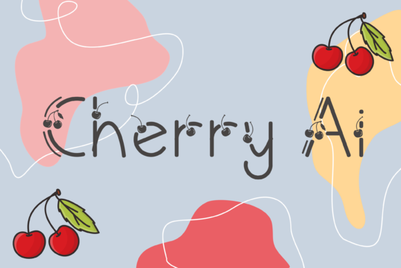 Cherry Ai: A Sweet Decorative Font for Gorgeous Designs