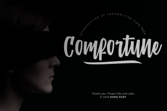 Comfortune: A Playful Handwritten Font for Modern Design