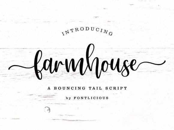 Farmhouse Font: Adding a Stylish Bounce to Your Designs