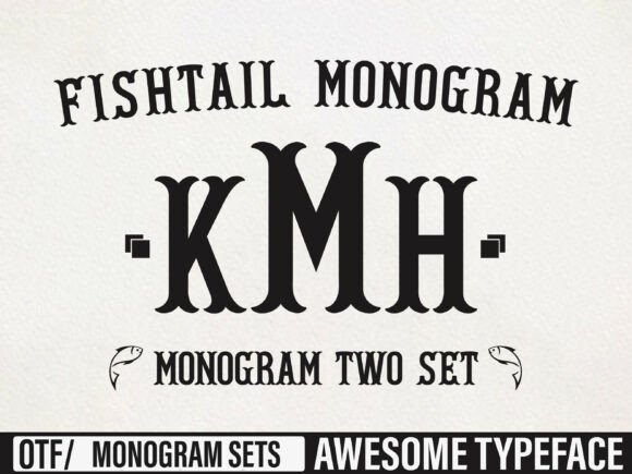 Fishtail Monogram: Where Elegance Meets Edge in Design