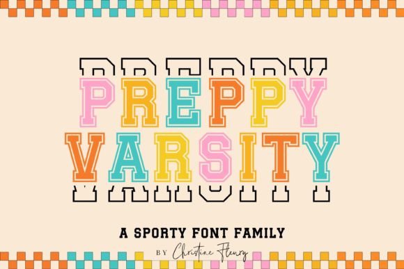 Get Into the Varsity College Vibes With This Retro Sport Font