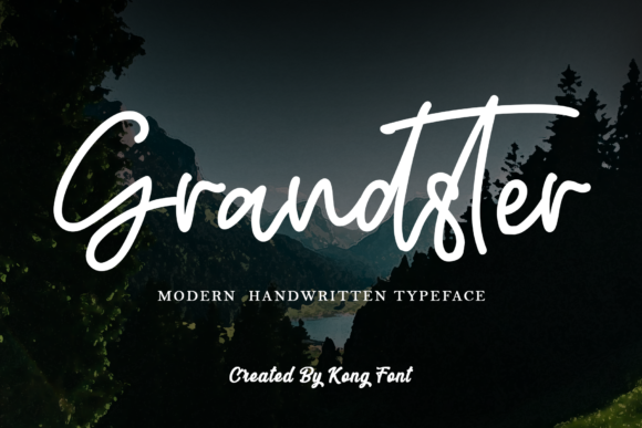 Grandster: A Modern Handwritten Script for Playful Design
