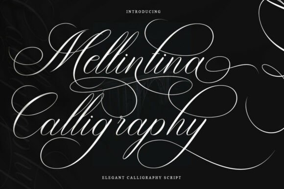 Melintina Calligraphy: A Script Font for Modern Elegance