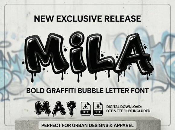 Mila: The Graffiti Typeface That Commands Attention