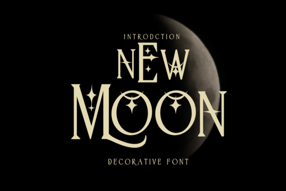New Moon: The Decorative Font for Handwritten Charm