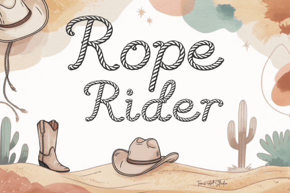 Rope Rider: The Western Typeface for Modern Crafters