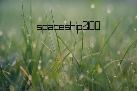 Spaceship2100: A Modern Display Font for Bold Visuals