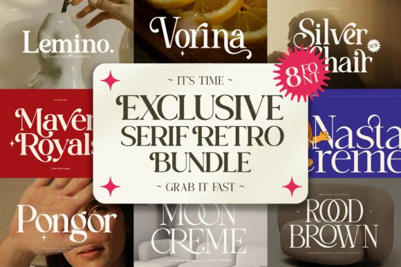 The Exclusive Serif Retro Bundle: Your Toolkit for Vintage Elegance