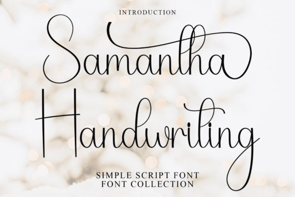 Warmth in Every Letter: The Samantha Handwriting Typeface
